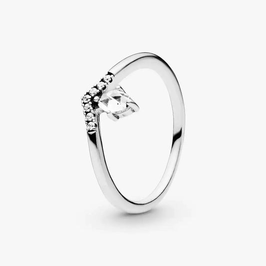 Crown Ring with Sparkling Detail