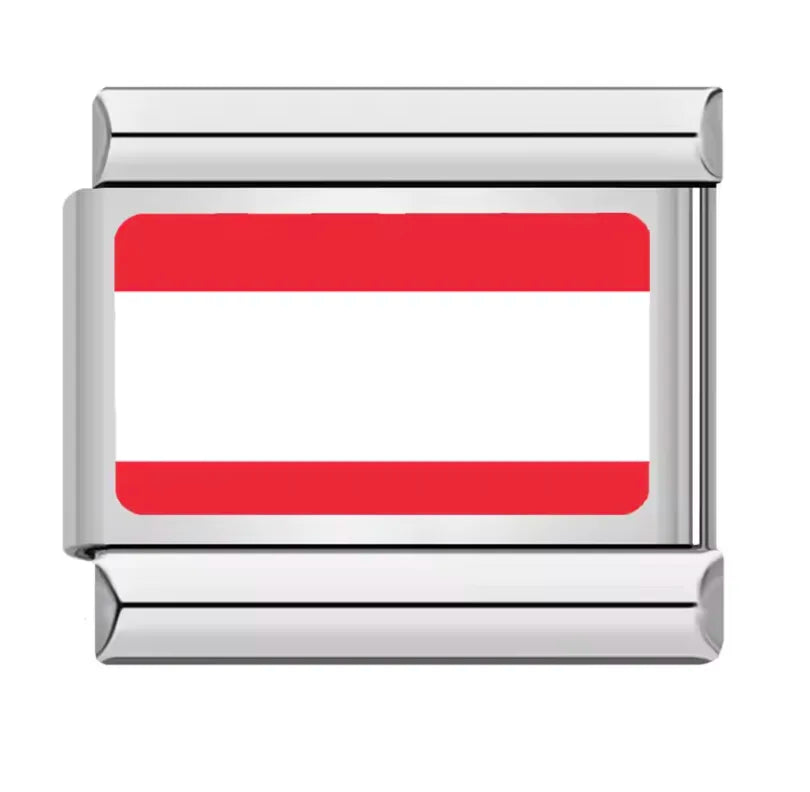 Charm Italiano con Diseño de Bandera de Austria