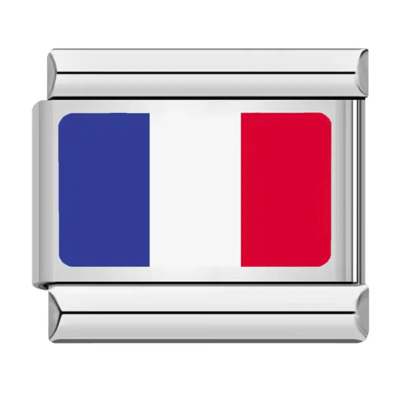 Charm Italiano con Diseño de Bandera de Francia