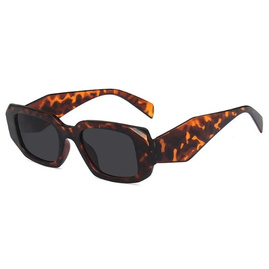 Carbonara Sunglasses Leopard Gray