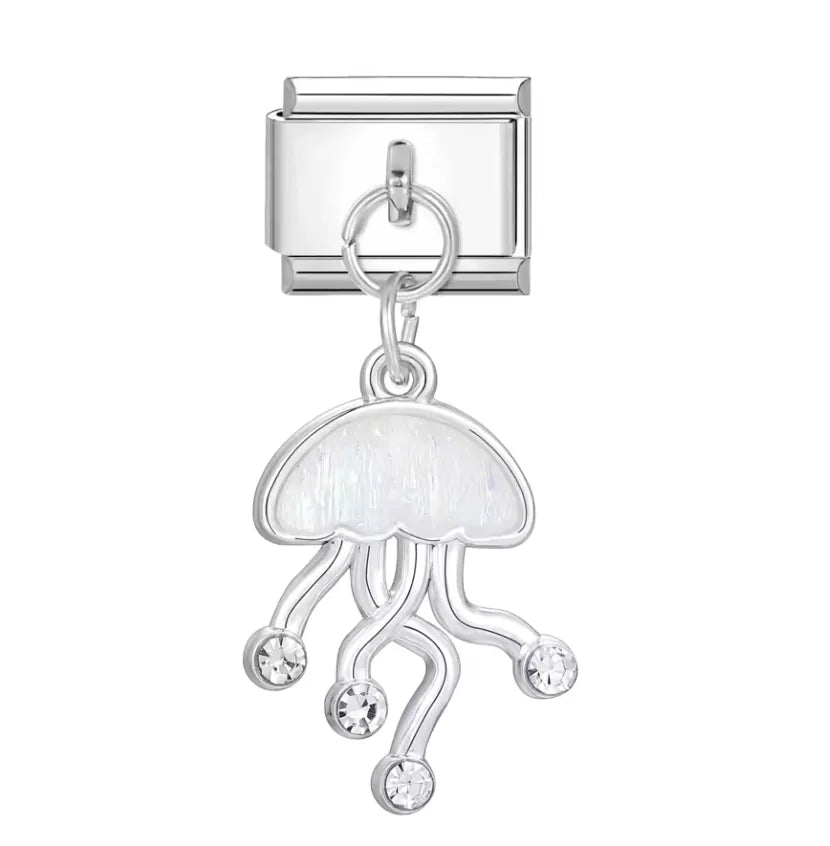 Charm Italiano con Colgante de Medusa